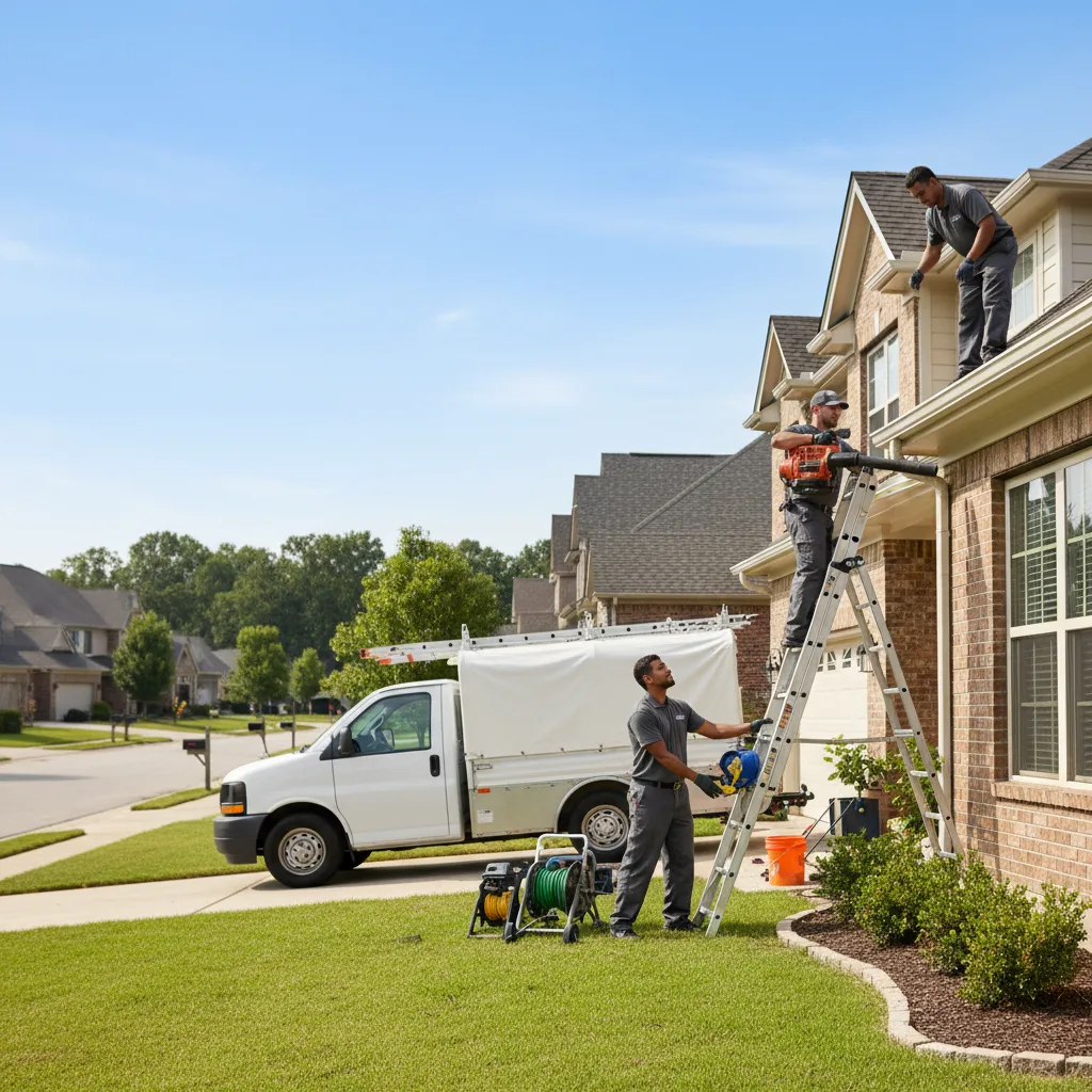 Home Gutter Service in Bellville, TX near me
